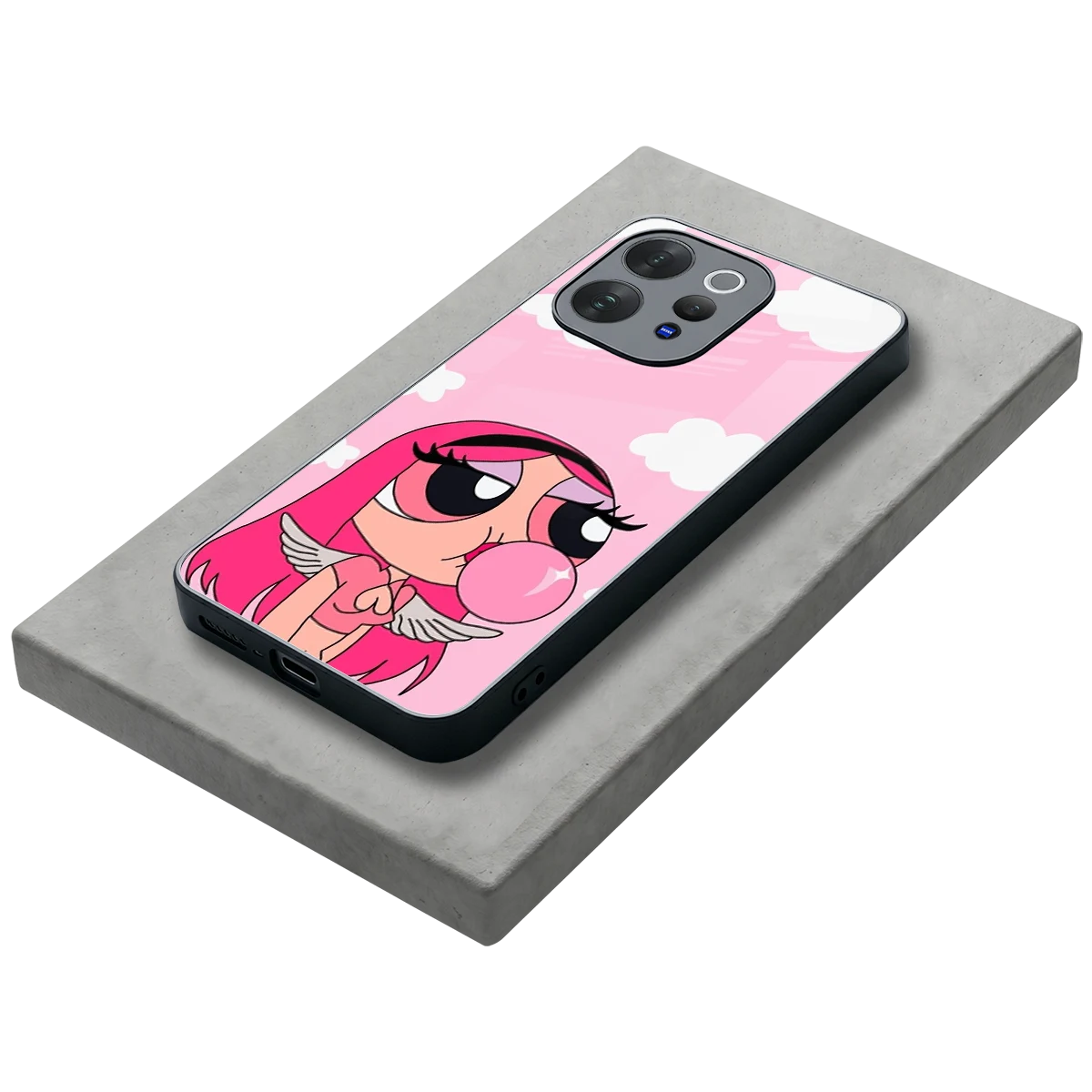 Pinktastic Chic stylish phone case for vivo v70 elite | glossy glass and slim fit