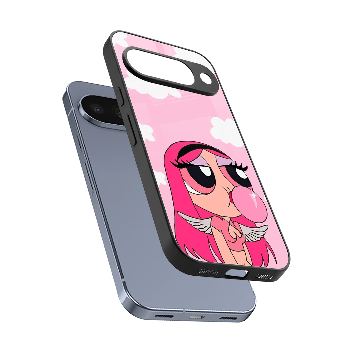 Pinktastic Chic sleek google pixel 10 cover with tempered glass back and TPU edges