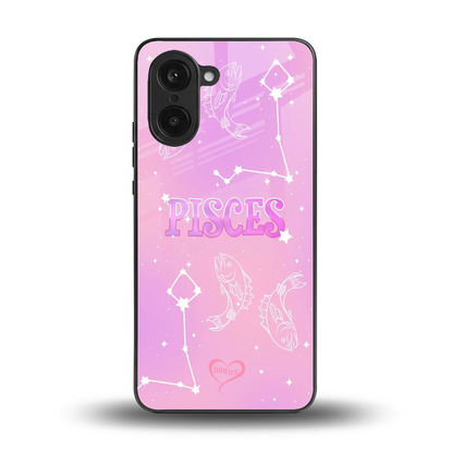 Pisces Aura back phone cover | glass case for oneplus nord ce5 5g