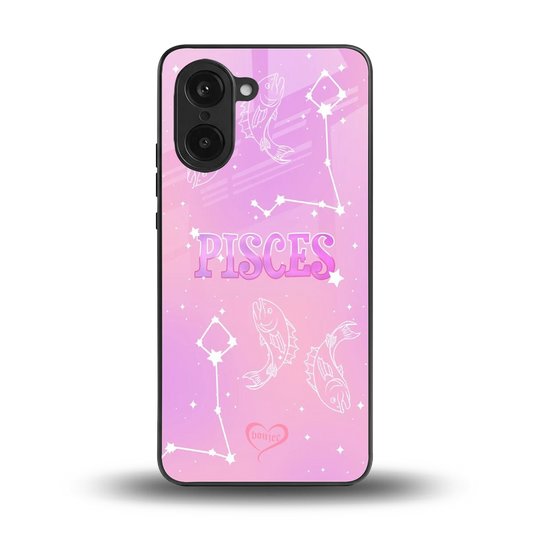 Pisces Aura back phone cover | glass case for oneplus nord ce5 5g