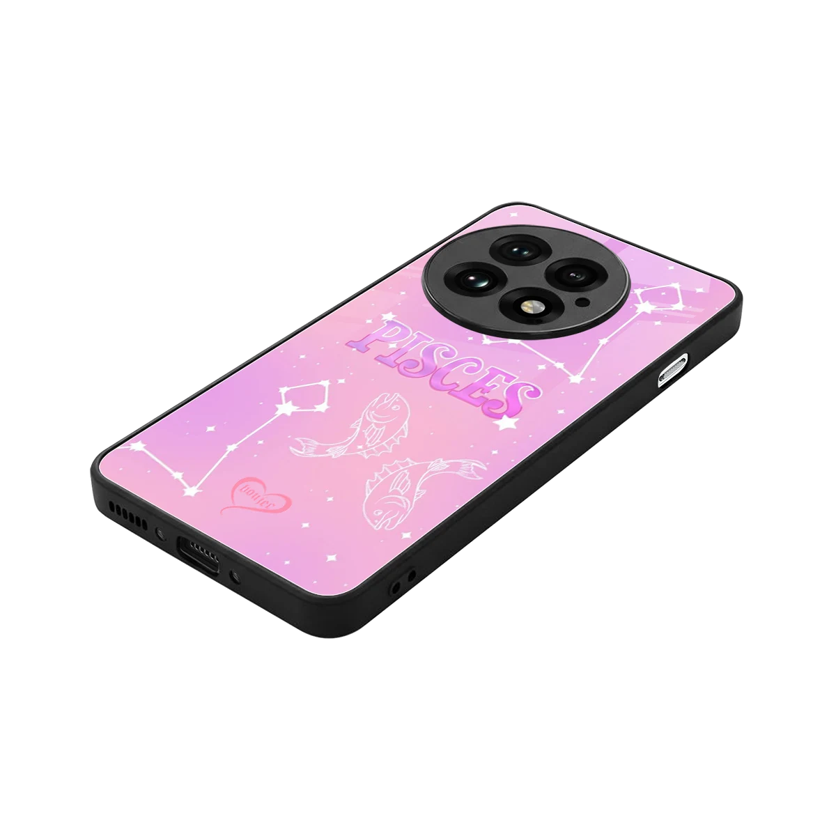 Pisces Aura stylish phone case for oneplus 13 | glossy glass and slim fit