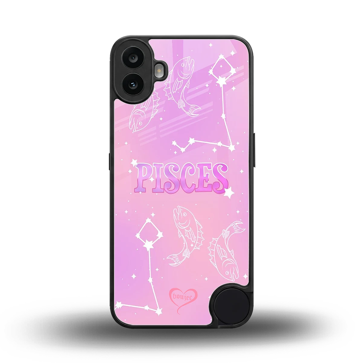 Pisces Aura back phone cover | glass case for cmf nothing phone 1