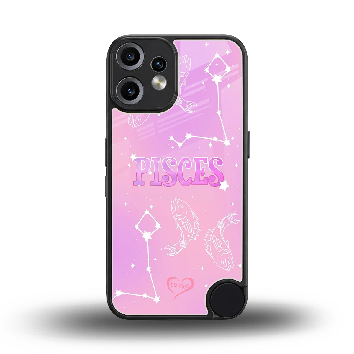 Pisces Aura back phone cover | glass case for cmf nothing phone 2 pro