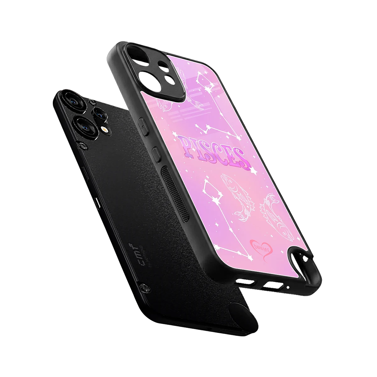 Pisces Aura sleek cmf nothing phone 2 pro cover with tempered glass back and TPU edges