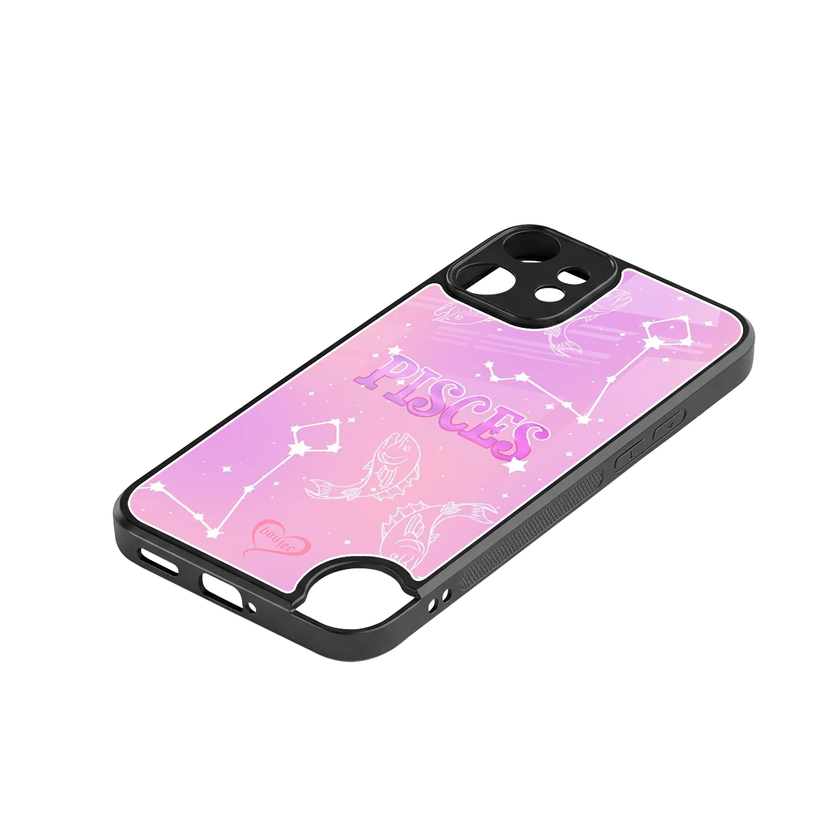 Pisces Aura stylish phone case for cmf nothing phone 2 pro | glossy glass and slim fit