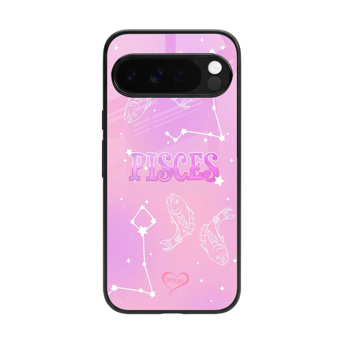 Pisces Aura back phone cover | glass case for google pixel 10 pro xl