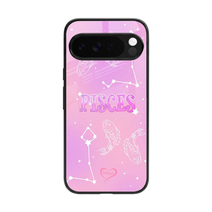 Pisces Aura back phone cover | glass case for google pixel 10 pro xl
