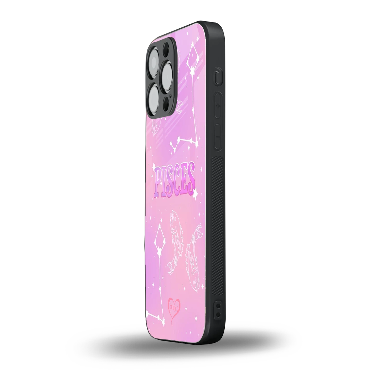 Pisces Aura iphone 15 pro max mobile cover | shockproof glass phone case