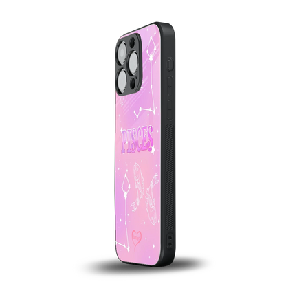 Pisces Aura iphone 15 pro mobile cover | shockproof glass phone case
