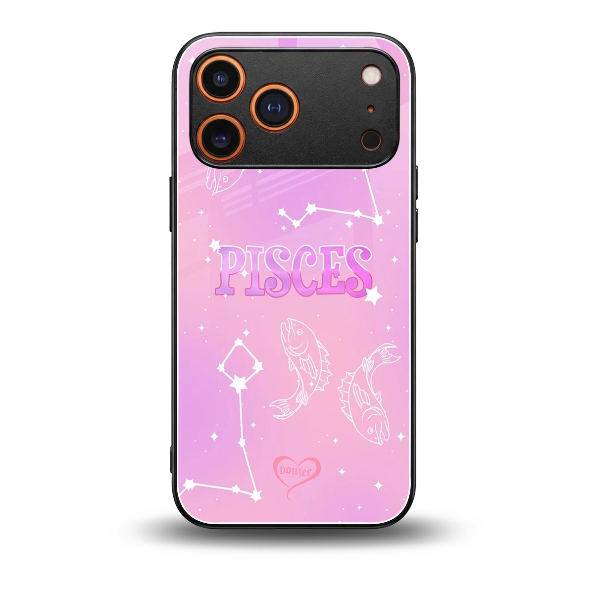 Pisces Aura back phone cover | glass case for iphone 17 pro
