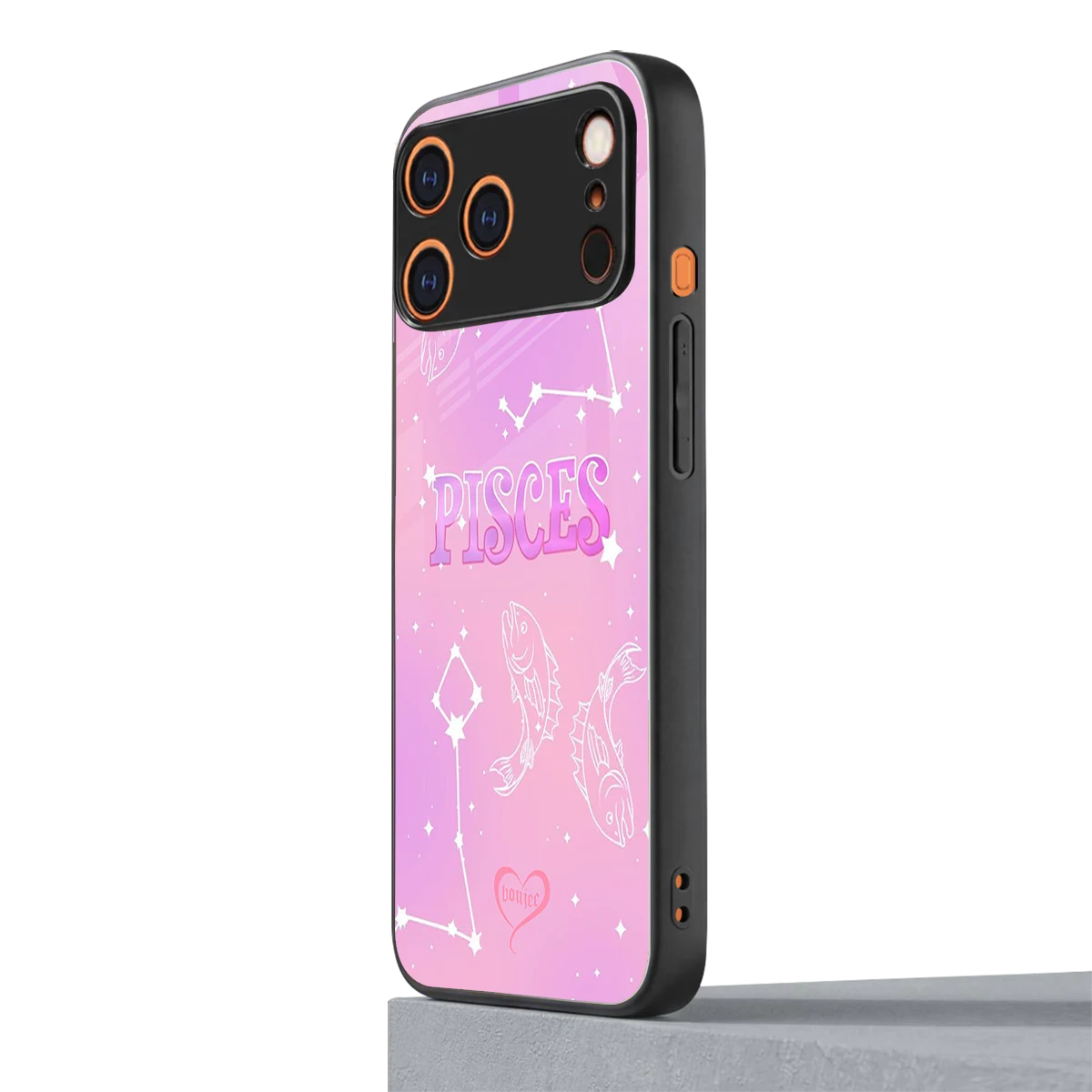 Pisces Aura iphone 17 pro mobile cover | shockproof glass phone case