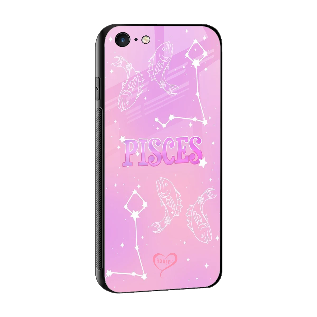 Pisces Aura sleek iphone 6s cover with tempered glass back and TPU edges