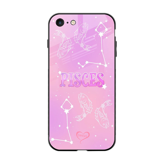 Pisces Aura back phone cover | glass case for iphone 7