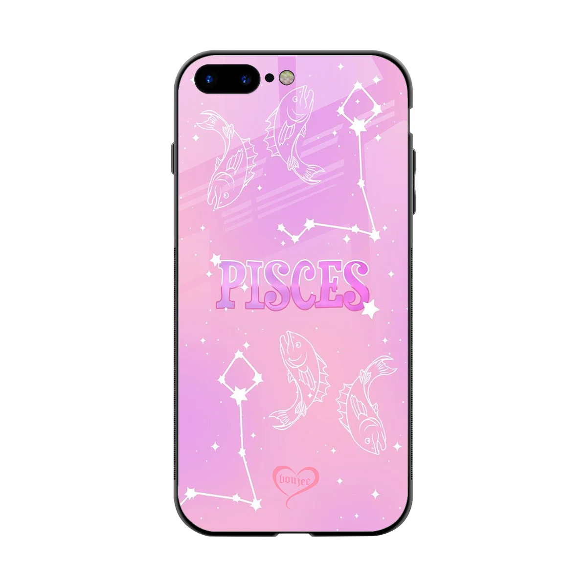 Pisces Aura back phone cover | glass case for iphone 8 plus