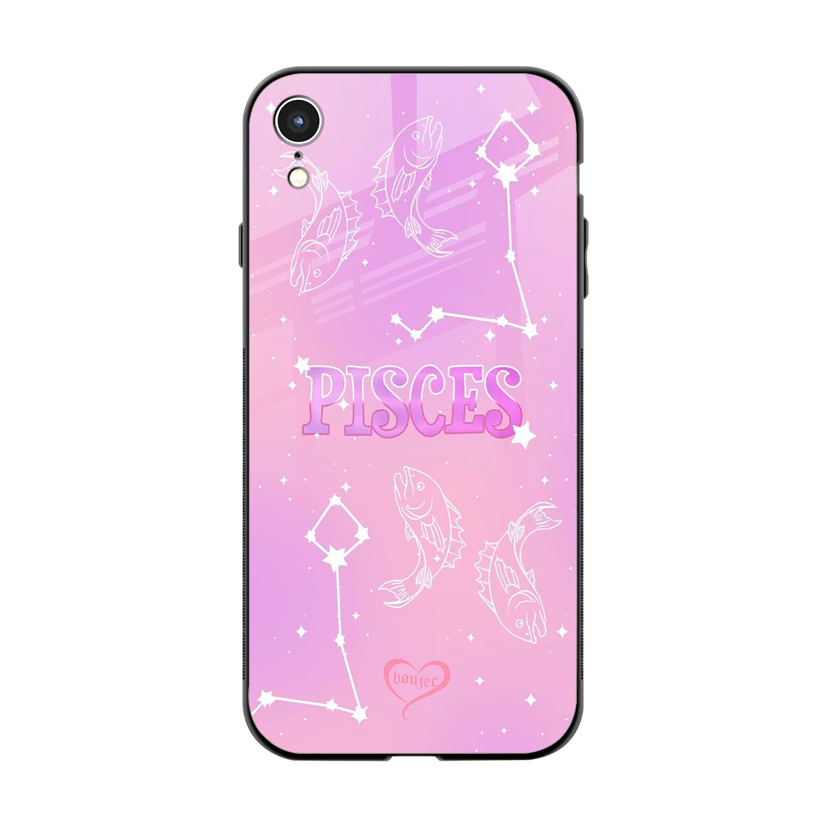 Pisces Aura back phone cover | glass case for iphone xr