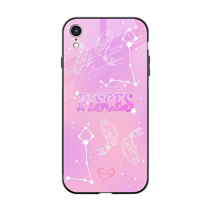 Pisces Aura back phone cover | glass case for iphone xr