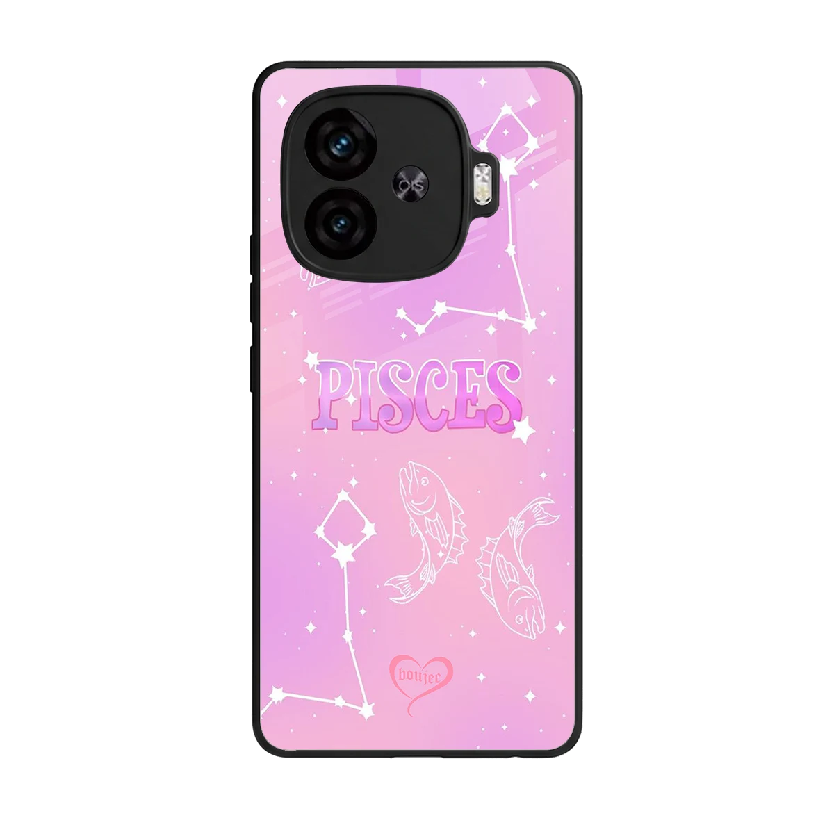 Pisces Aura back phone cover | glass case for iqoo neo 10r 5g