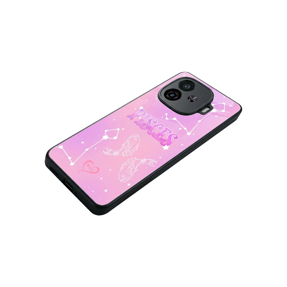 Pisces Aura stylish phone case for iqoo neo 10r 5g | glossy glass and slim fit