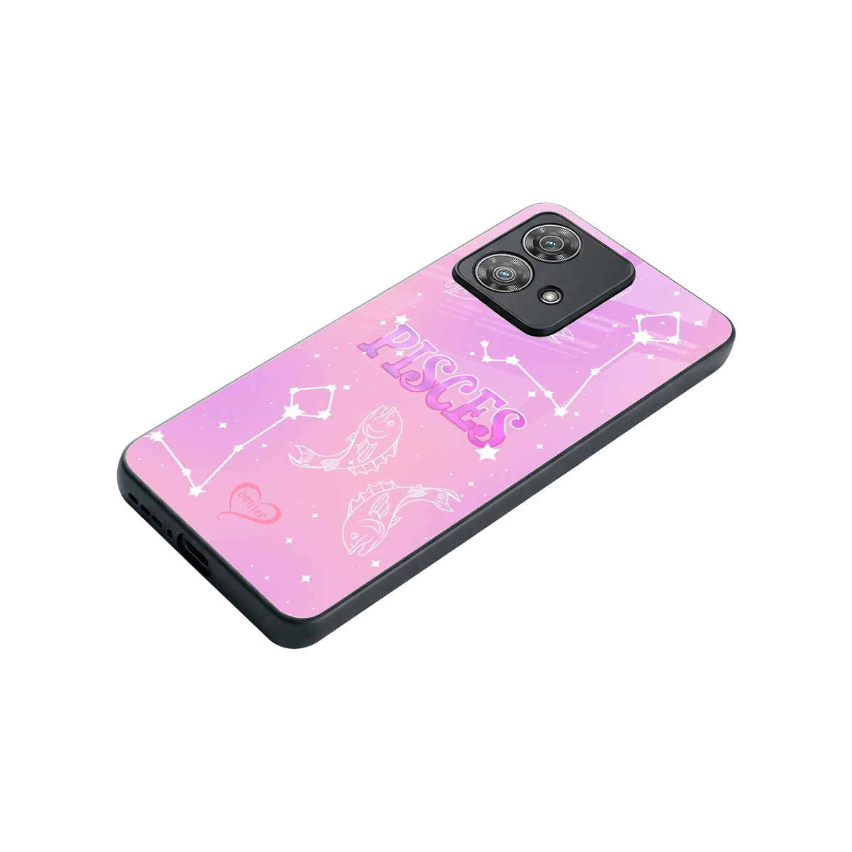 Pisces Aura stylish phone case for motorola edge 40 neo 5g | glossy glass and slim fit