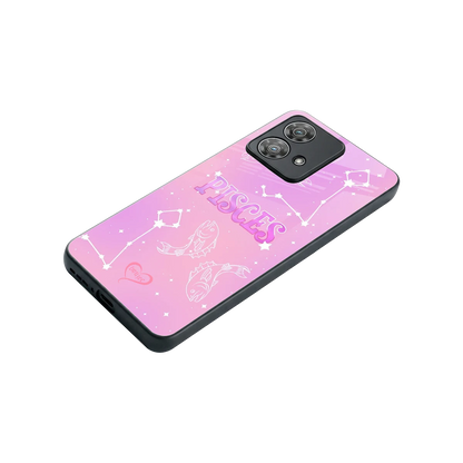 Pisces Aura stylish phone case for motorola edge 40 neo 5g | glossy glass and slim fit