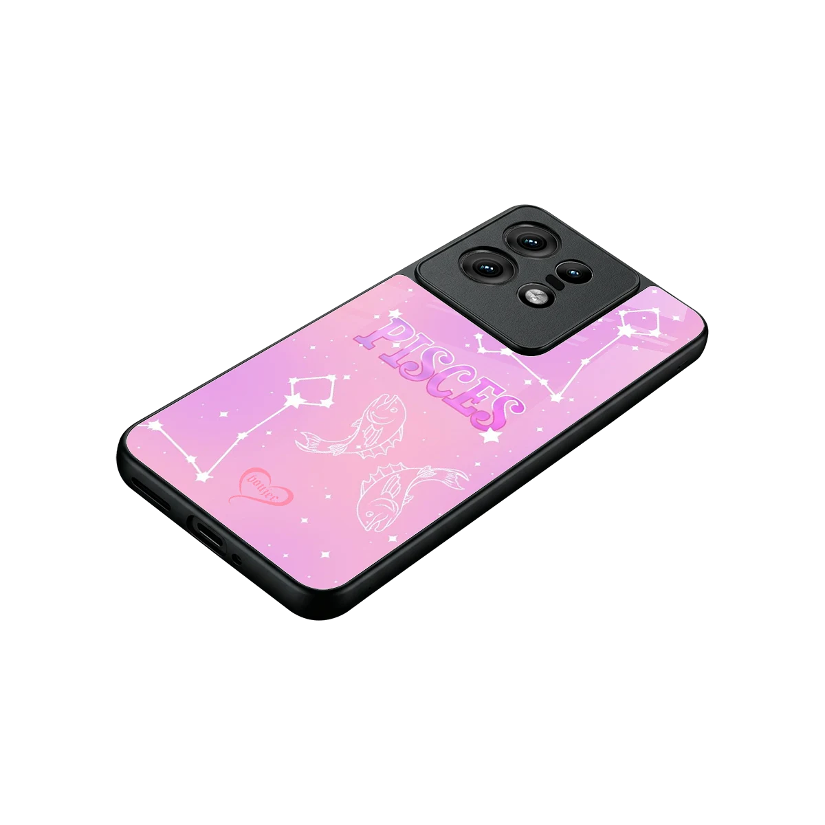 Pisces Aura stylish phone case for motorola edge 50 pro | glossy glass and slim fit