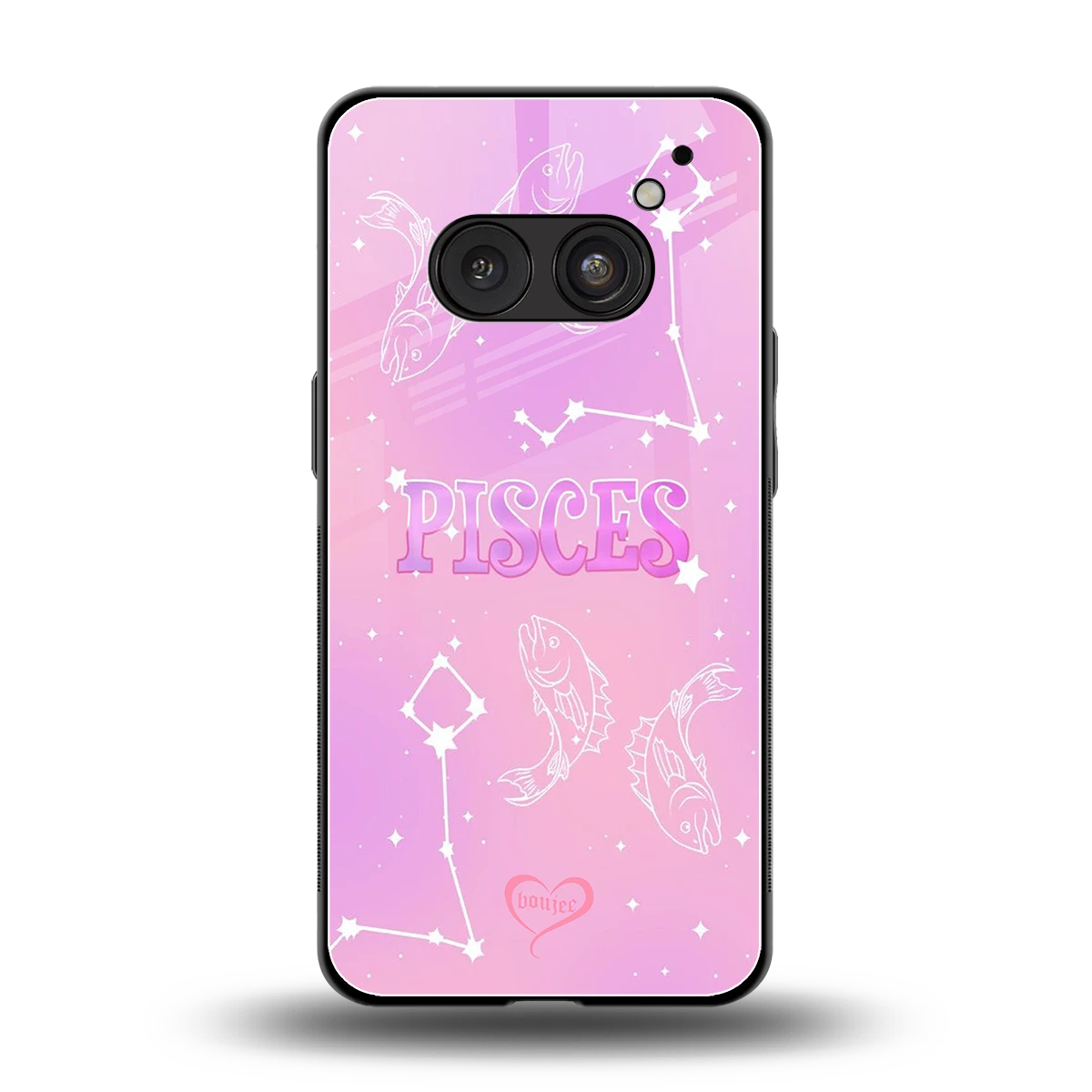 Pisces Aura back phone cover | glass case for nothing phone 2a plus
