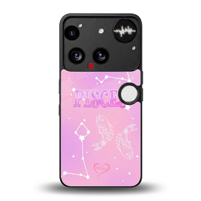 Pisces Aura back phone cover | glass case for nothing phone 3
