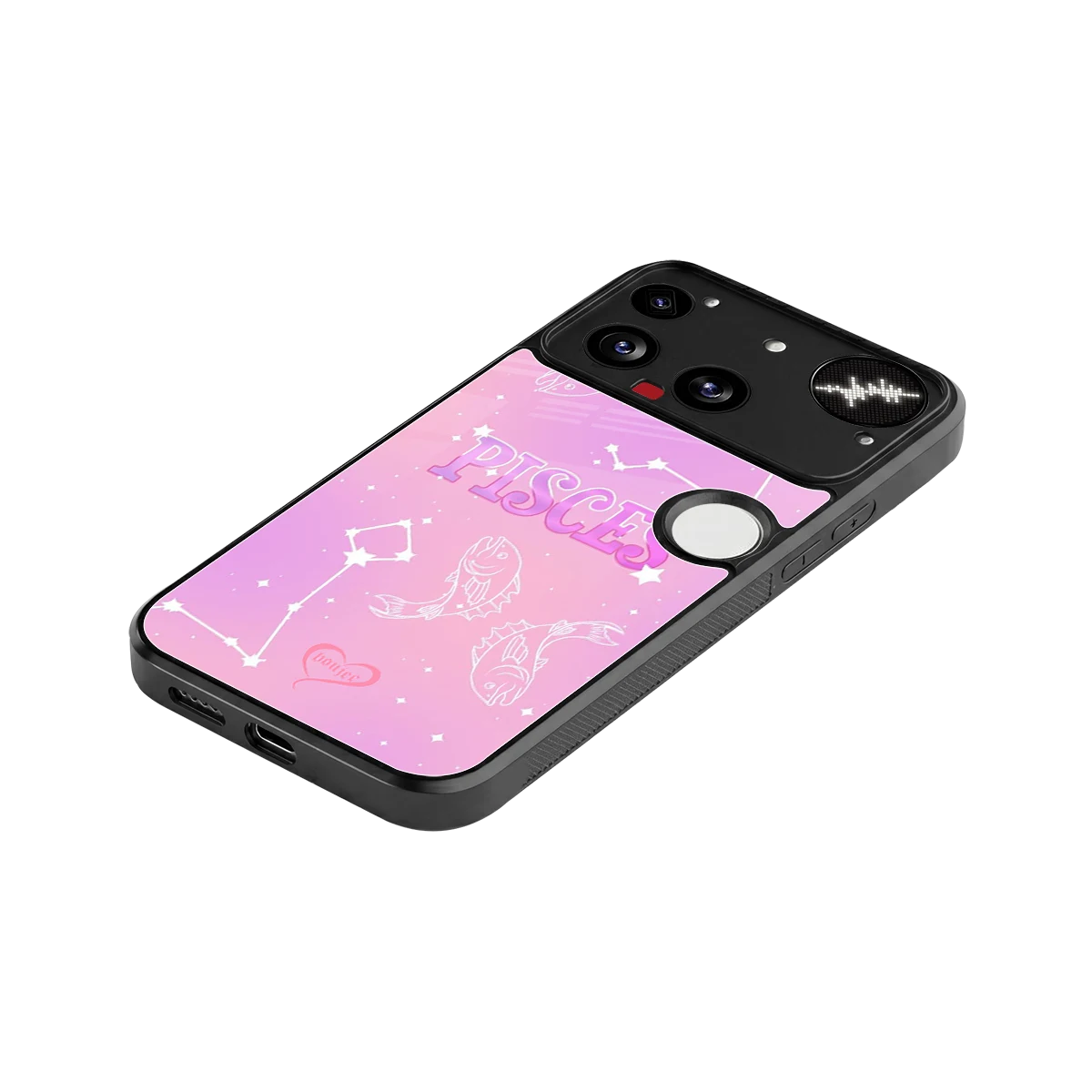Pisces Aura stylish phone case for nothing phone 3 | glossy glass and slim fit