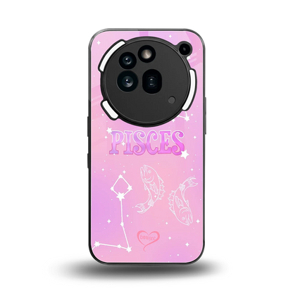 Pisces Aura back phone cover | glass case for nothing phone 3a pro