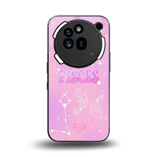 Pisces Aura back phone cover | glass case for nothing phone 3a pro