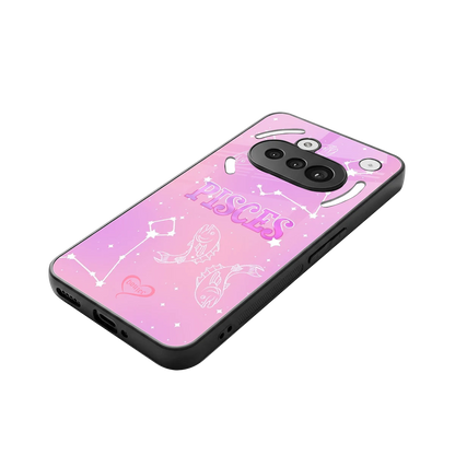 Pisces Aura stylish phone case for nothing phone 3a | glossy glass and slim fit
