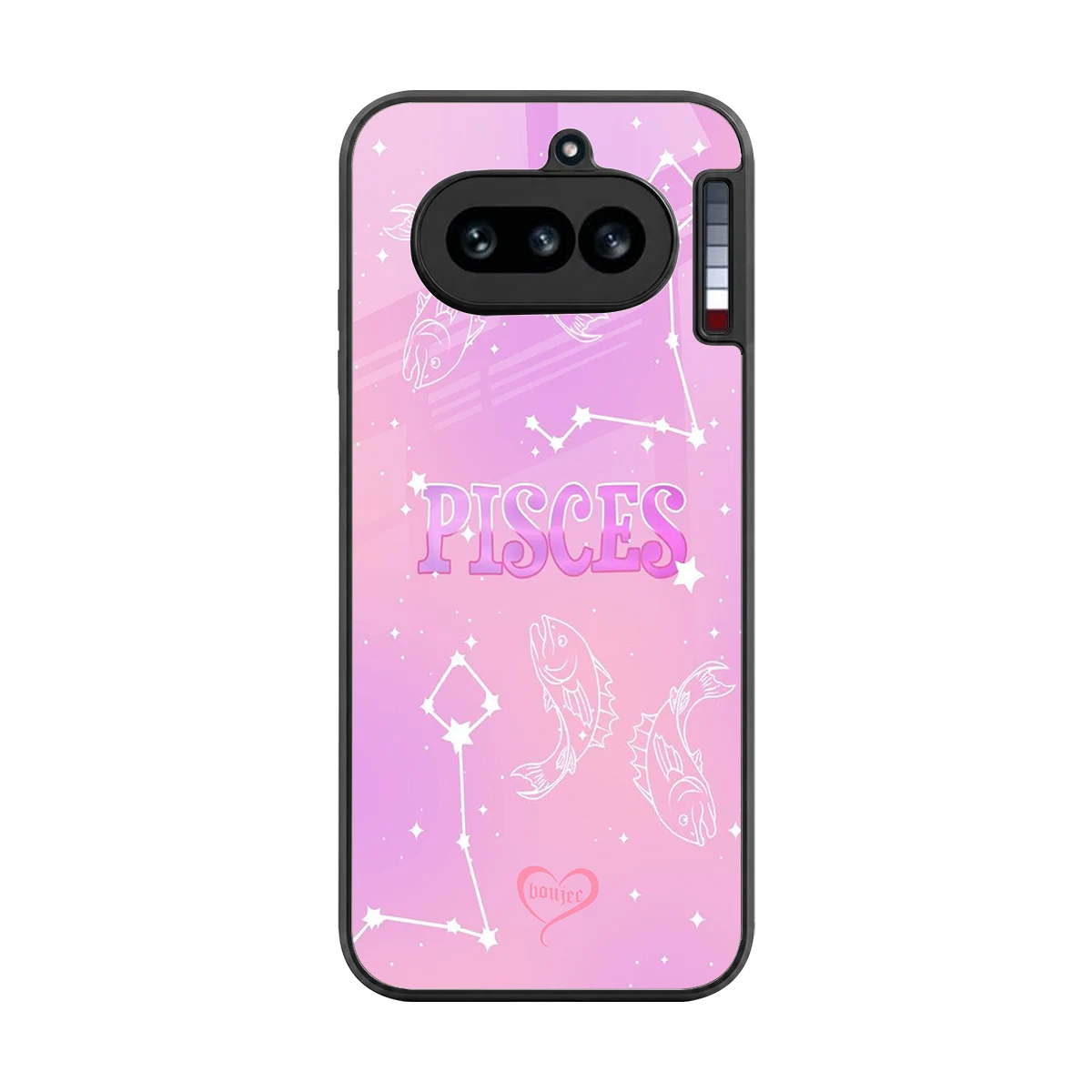 Pisces Aura back phone cover | glass case for nothing phone 4a