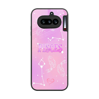 Pisces Aura back phone cover | glass case for nothing phone 4a