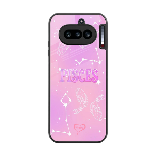 Pisces Aura back phone cover | glass case for nothing phone 4a