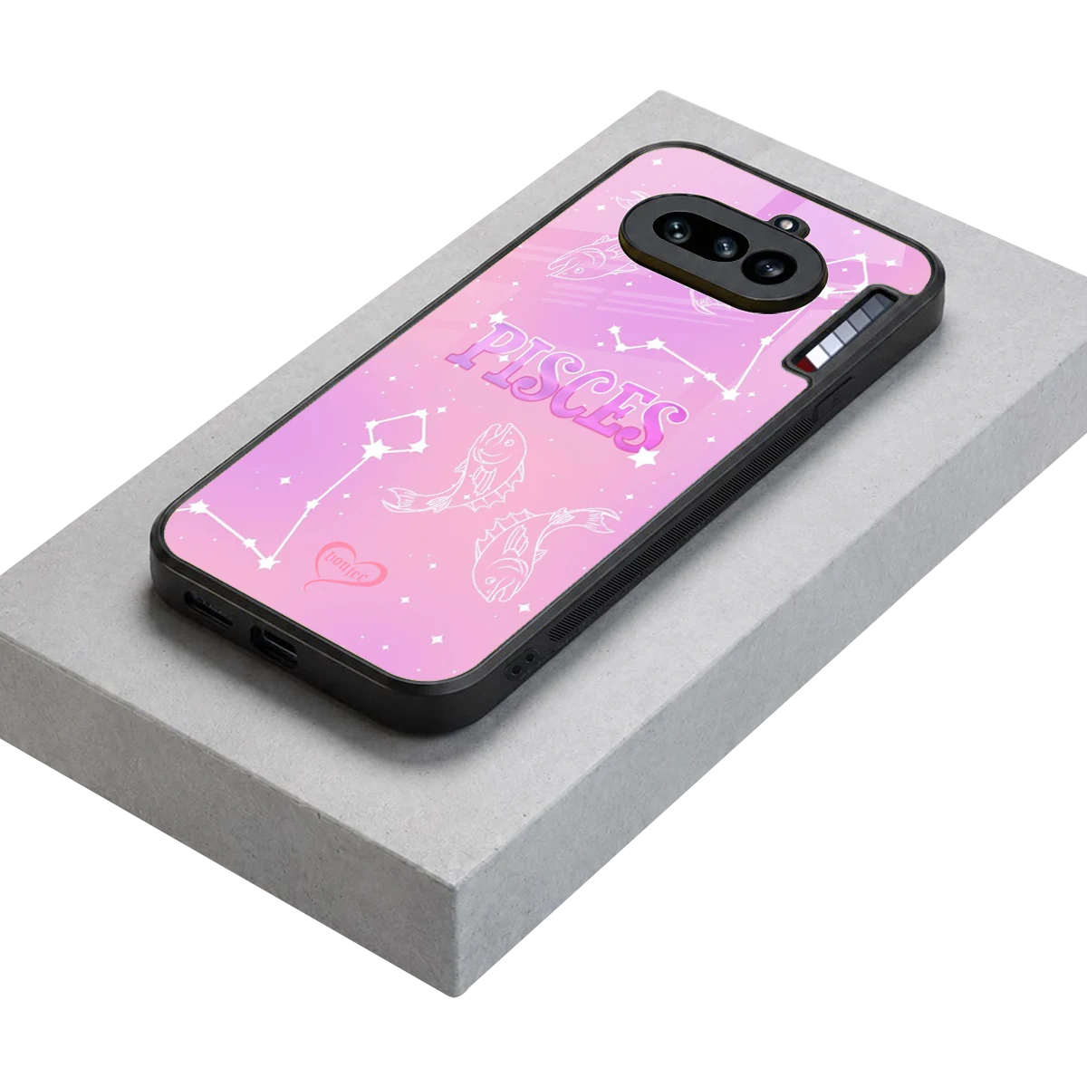 Pisces Aura stylish phone case for nothing phone 4a | glossy glass and slim fit