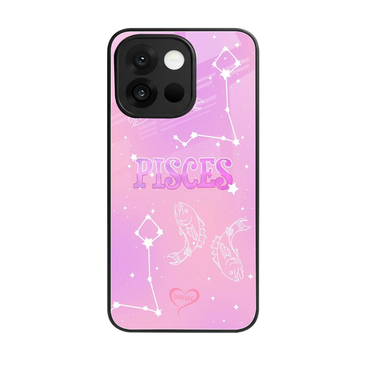 Pisces Aura back phone cover | glass case for oneplus 13s