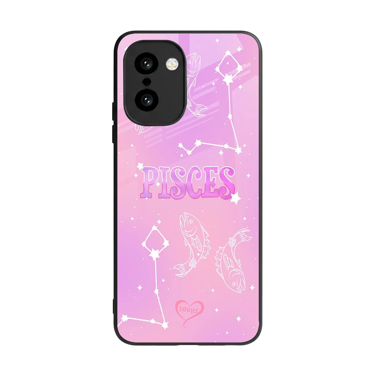 Pisces Aura back phone cover | glass case for oneplus 15r