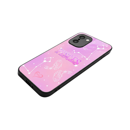 Pisces Aura stylish phone case for oneplus 15r | glossy glass and slim fit
