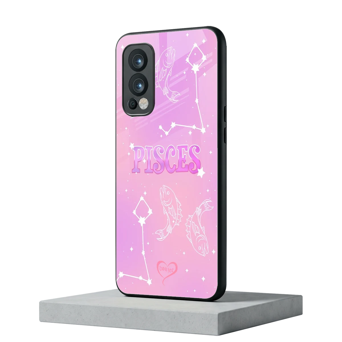 Pisces Aura oneplus nord 2 mobile cover | shockproof glass phone case