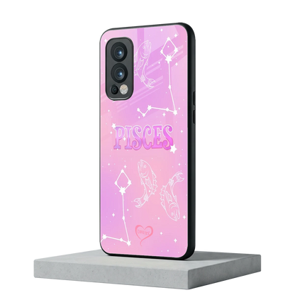 Pisces Aura oneplus nord 2 mobile cover | shockproof glass phone case