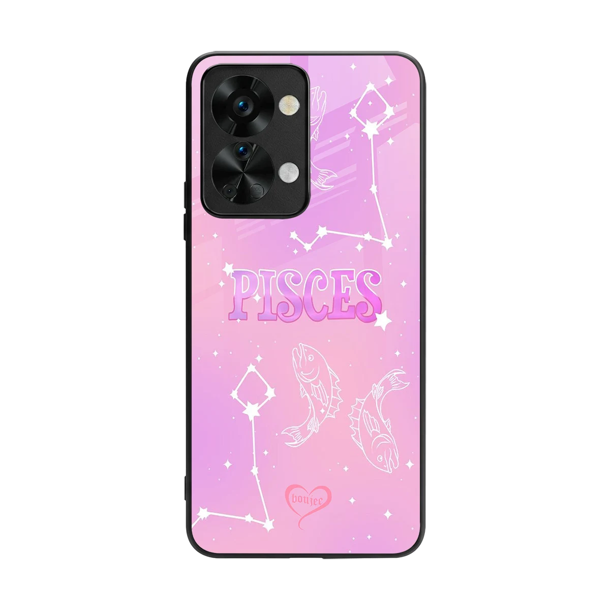 Pisces Aura back phone cover | glass case for oneplus nord 2t
