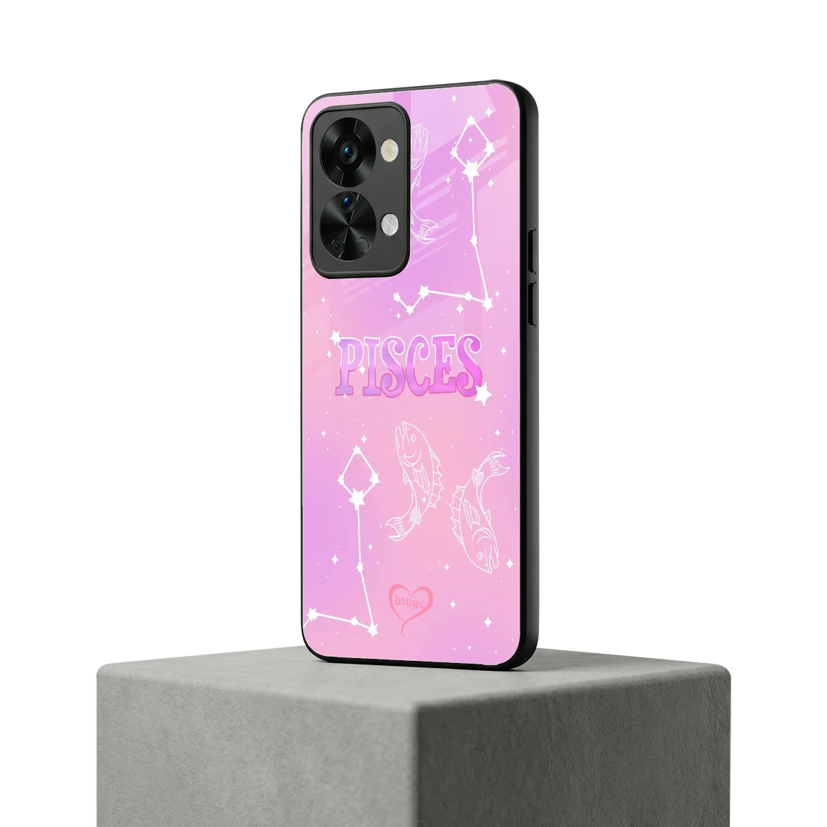 Pisces Aura oneplus nord 2t mobile cover | shockproof glass phone case