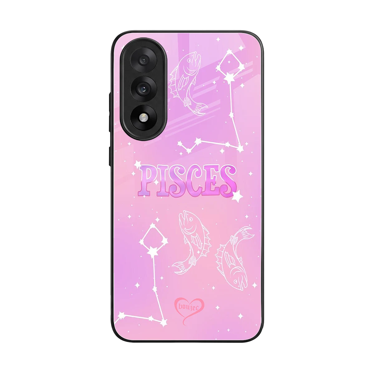 Pisces Aura back phone cover | glass case for oneplus nord 5