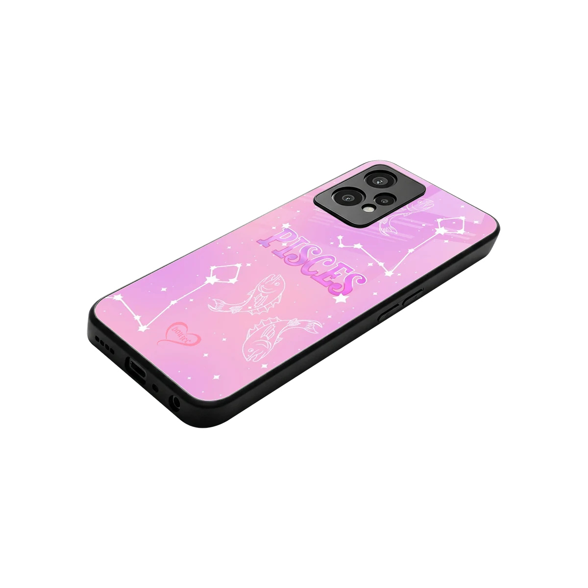 Pisces Aura stylish phone case for oneplus nord ce 2 lite | glossy glass and slim fit