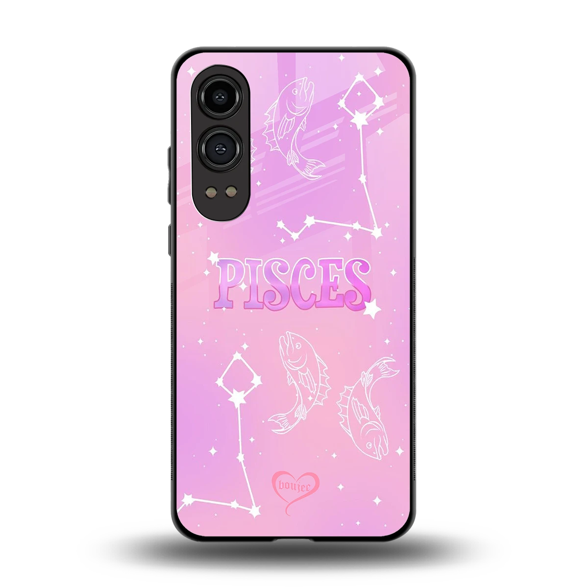 Pisces Aura back phone cover | glass case for oneplus nord ce 4 lite
