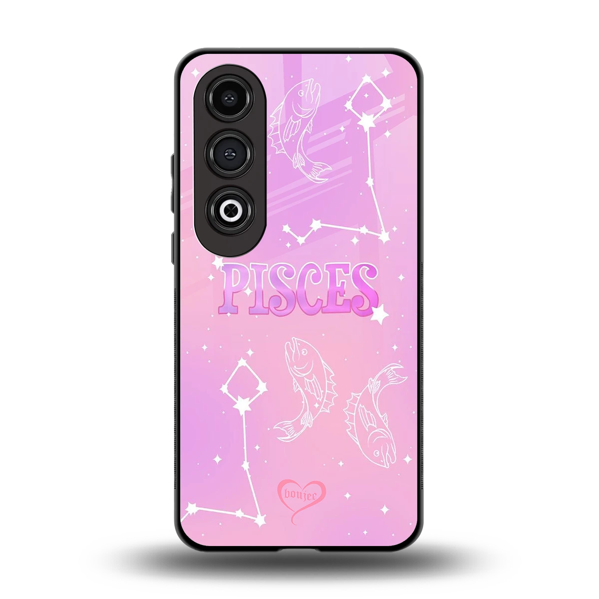 Pisces Aura back phone cover | glass case for oneplus nord ce 4