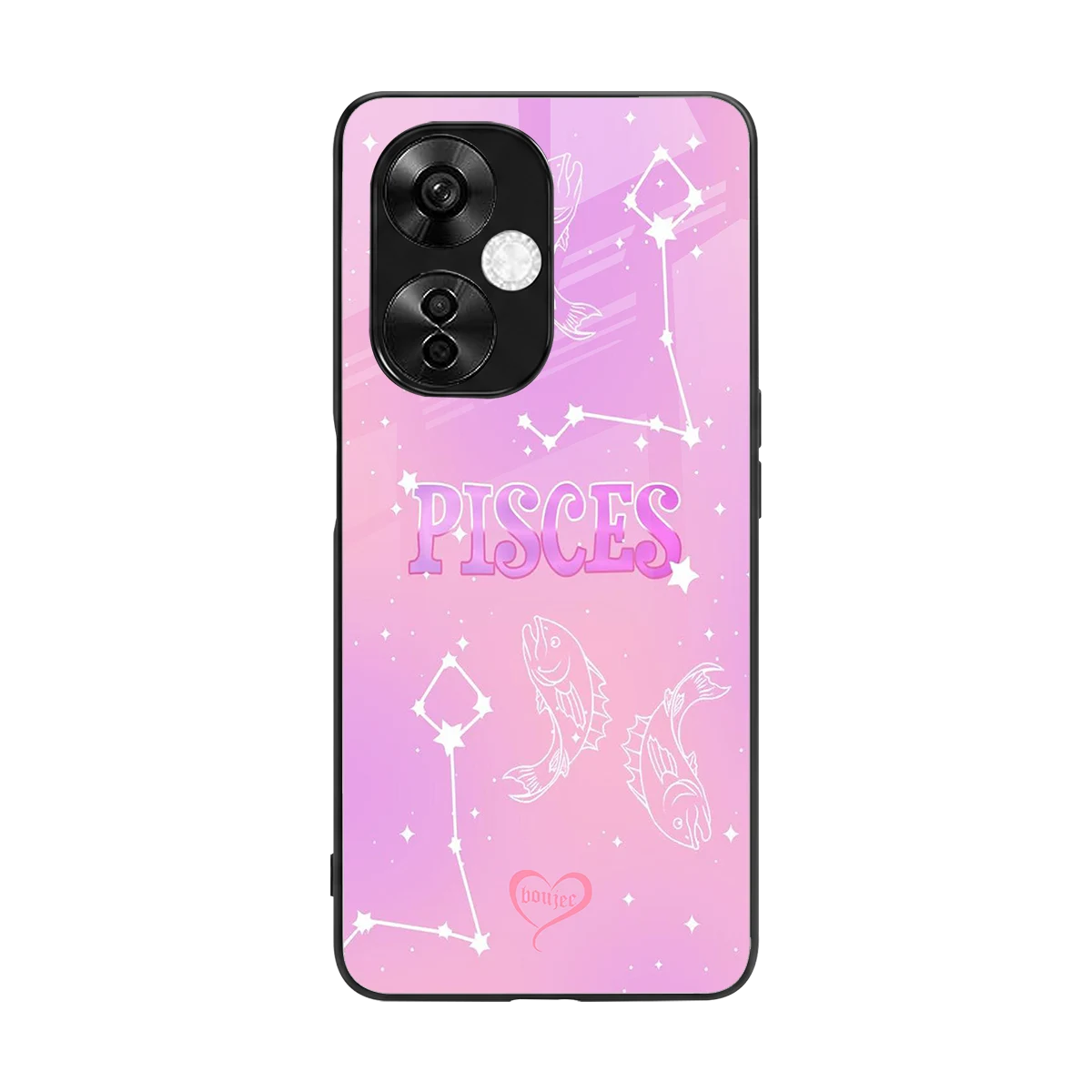 Pisces Aura back phone cover | glass case for oneplus nord ce 3 lite