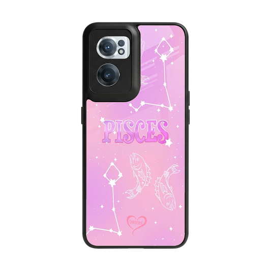Pisces Aura back phone cover | glass case for oneplus nord ce 2