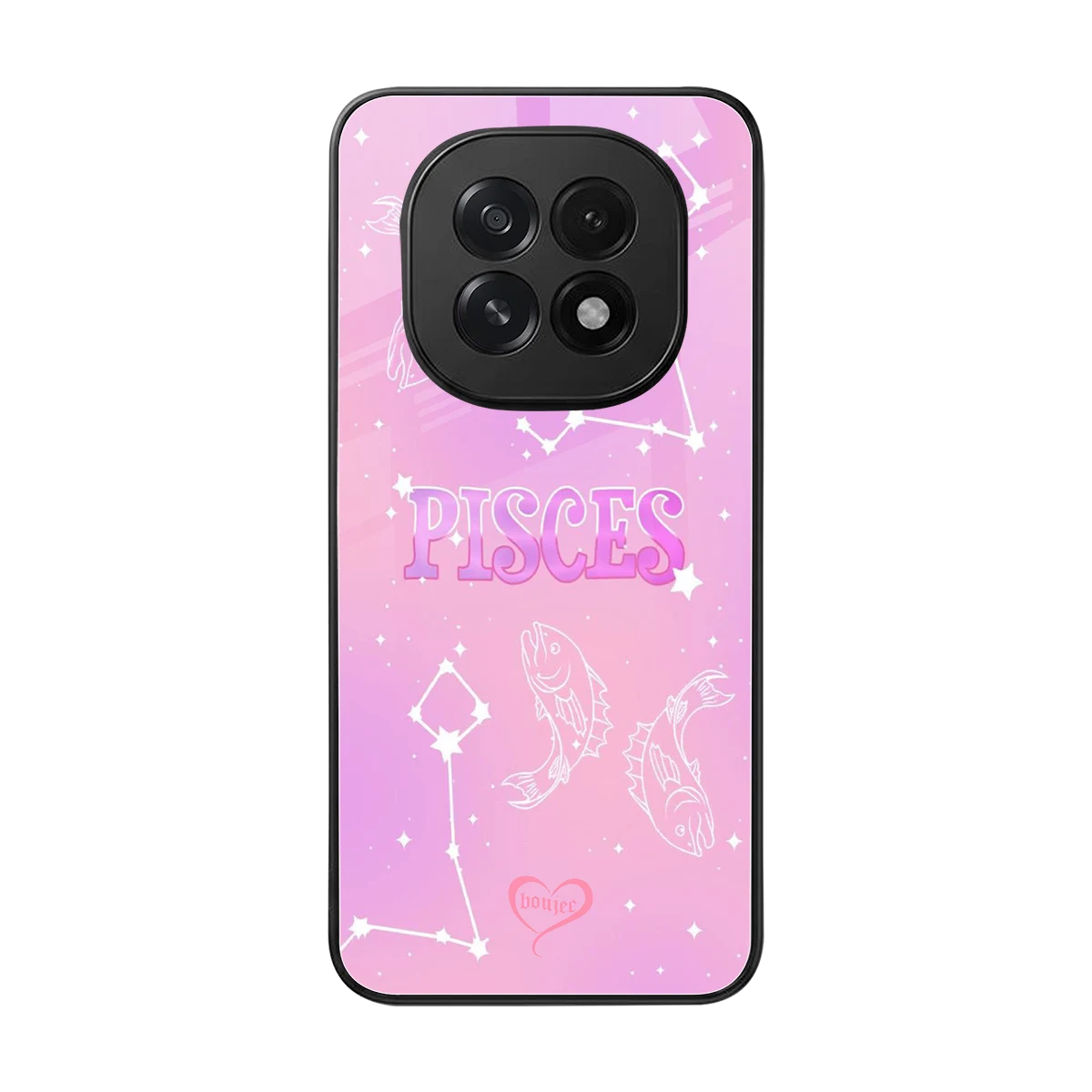 Pisces Aura back phone cover | glass case for oppo f29 5g