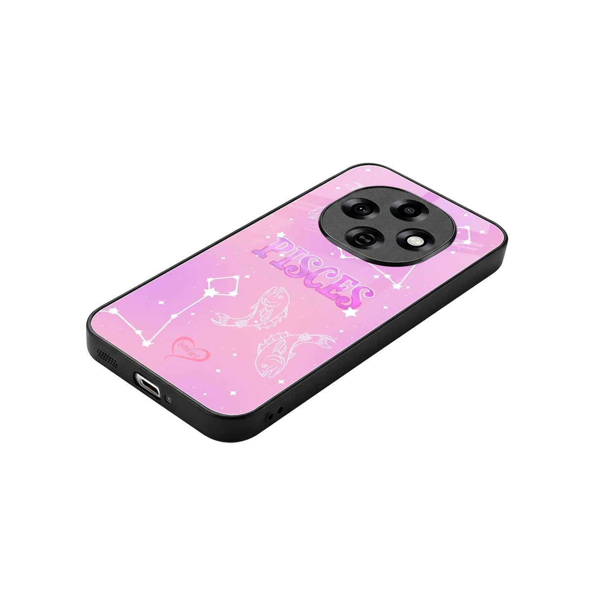 Pisces Aura stylish phone case for oppo f31 pro 5g | glossy glass and slim fit